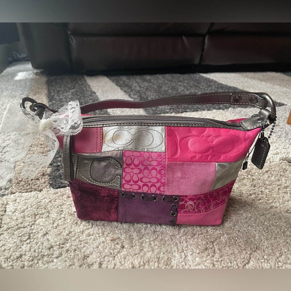 Coach Multicolor Patchwork purse - image 1